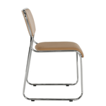 Casa si Gradina - Mobilier - Scaune si fotolii - Scaune - Scaun conferinta, piele ecologica maro, BULUT - Infinity.ro