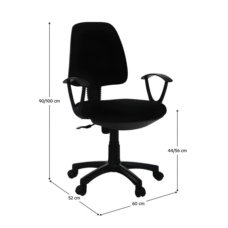 Casa si Gradina - Mobilier - Scaune si fotolii - Scaune - Scaun birou, negru, COLBY NEW - Infinity.ro