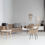 Casa si Gradina - Mobilier - Scaune si fotolii - Fotolii - Fotoliu de design, catifea Velvet gri maroniu Taupe, ZIRKON - Infinity.ro