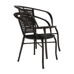 Casa si Gradina - Gradina si terasa - Mobilier exterior - Seturi mobila gradina - Set ratan de gradina 1+2, maro, LASAN - Infinity.ro