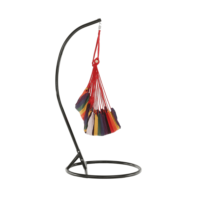 Casa si Gradina - Gradina si terasa - Balansoare si hamace - Hamace si suporturi - Hamac din panza agatat, rosu, NIKOLO NEW - Infinity.ro