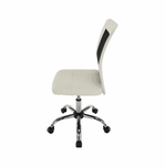 Casa si Gradina - Mobilier - Scaune si fotolii - Fotolii - Fotoliu de birou, negru/alb, IDOR NEW - Infinity.ro