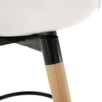 Casa si Gradina - Mobilier - Scaune si fotolii - Scaune - Scaun bar, alb/fag, EVANS - Infinity.ro