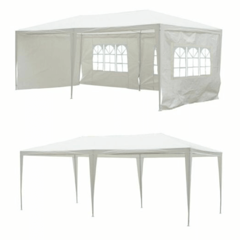 Casa si Gradina - Gradina si terasa - Umbrele si pavilioane - Corturi evenimente - Cort de gradina pentru party, alb, 3x6 m, TEKNO TYP 2 - Infinity.ro