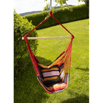 Casa si Gradina - Gradina si terasa - Balansoare si hamace - Hamace si suporturi - Hamac din panza agatat, rosu, NIKOLO NEW - Infinity.ro