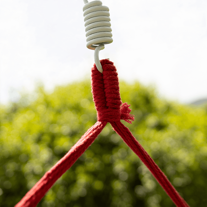 Casa si Gradina - Gradina si terasa - Balansoare si hamace - Hamace si suporturi - Hamac din panza agatat, rosu, NIKOLO NEW - Infinity.ro