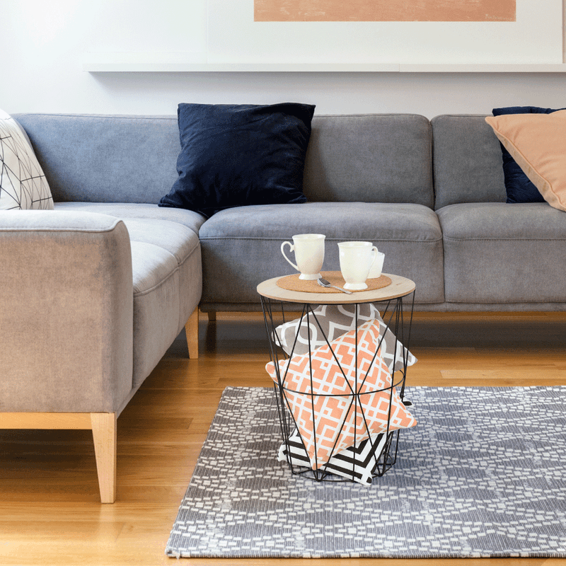 Casa si Gradina - Mobilier - Mese si birouri - Birouri - Masuta auxiliara, natural/negru, NANCER TYP 3 - Infinity.ro