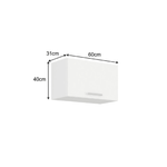 Casa si Gradina - Mobilier - Dulapuri si sifoniere - Dulapuri - Dulap superior, alb, SPLIT 60 OK-40 - Infinity.ro