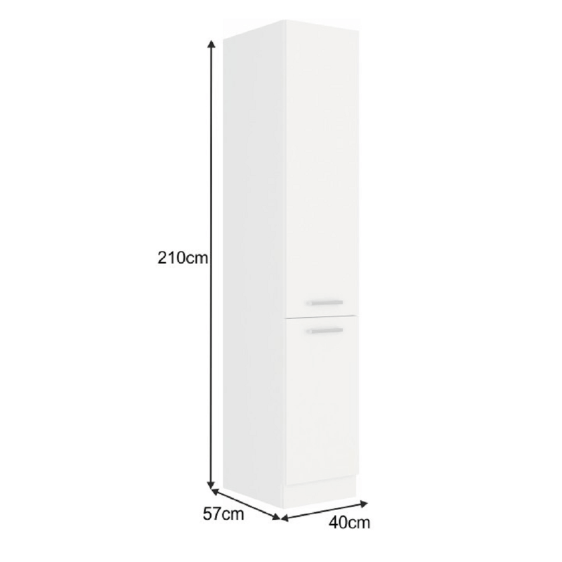 Casa si Gradina - Mobilier - Dulapuri si sifoniere - Dulapuri - Dulap inalt, alb, SPLIT 40 DK-210 2F - Infinity.ro