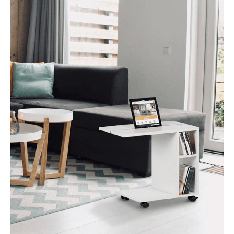 Casa si Gradina - Mobilier - Mese si birouri - Birouri - Masuta auxiliara, alb, NIDEN - Infinity.ro