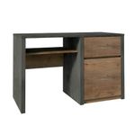 Casa si Gradina - Mobilier - Mese si birouri - Birouri - Birou PC, stejar lefkas inchis/gri, MONTANA B1 - Infinity.ro