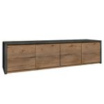 Casa si Gradina - Mobilier - Comode si corpuri - Comode - Comoda, stejar lefkas inchis/gri, MONTANA K4D - Infinity.ro