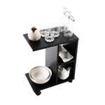 Casa si Gradina - Mobilier - Mese si birouri - Birouri - Masuta auxiliara, negru, ABBAS NEW - Infinity.ro