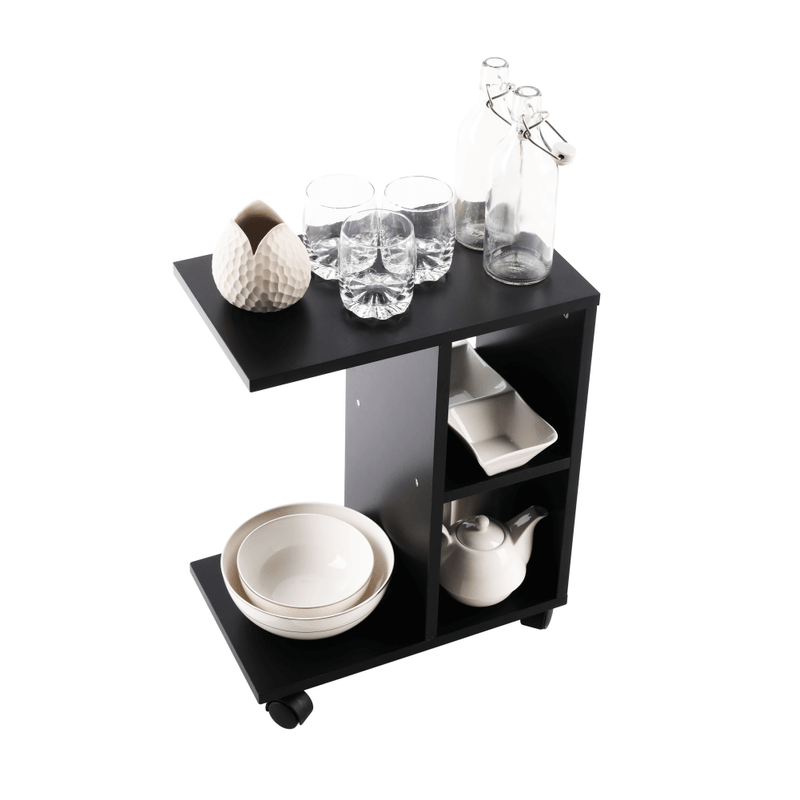 Casa si Gradina - Mobilier - Mese si birouri - Birouri - Masuta auxiliara, negru, ABBAS NEW - Infinity.ro