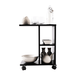 Casa si Gradina - Mobilier - Mese si birouri - Birouri - Masuta auxiliara, negru, ABBAS NEW - Infinity.ro