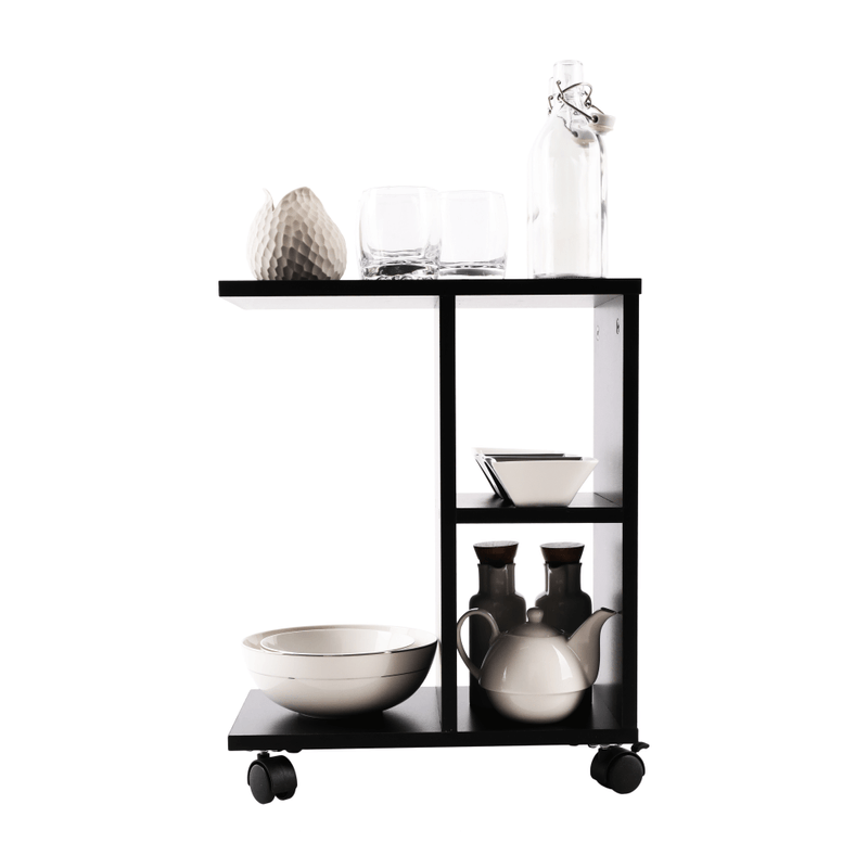 Casa si Gradina - Mobilier - Mese si birouri - Birouri - Masuta auxiliara, negru, ABBAS NEW - Infinity.ro