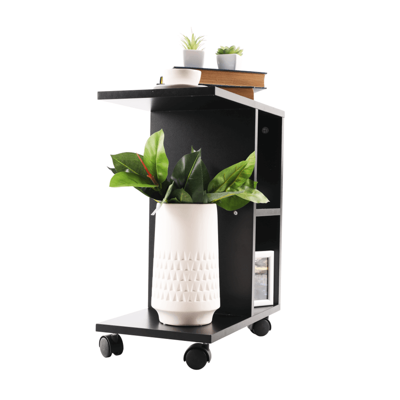 Casa si Gradina - Mobilier - Mese si birouri - Birouri - Masuta auxiliara, negru, ABBAS NEW - Infinity.ro