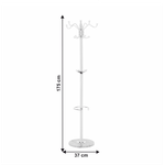 Casa si Gradina - Mobilier - Organizare si depozitare - Cuiere - Cuier, cuier tip pom, alb, ELOS - Infinity.ro