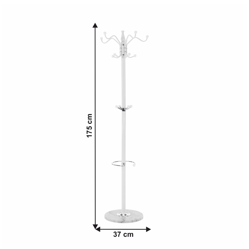 Casa si Gradina - Mobilier - Organizare si depozitare - Cuiere - Cuier, cuier tip pom, alb, ELOS - Infinity.ro