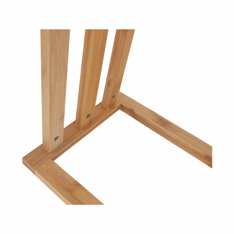 Casa si Gradina - Sanitare - Suporturi si accesorii baie - Suporturi baie - Stand pt. prosoape, bambus/alb, KOMO NEW - Infinity.ro