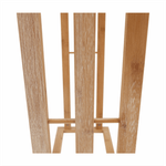 Casa si Gradina - Sanitare - Suporturi si accesorii baie - Suporturi baie - Stand pt. prosoape, bambus/alb, KOMO NEW - Infinity.ro