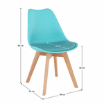 Casa si Gradina - Mobilier - Scaune si fotolii - Scaune - Scaun, mentol/fag, BALI NEW - Infinity.ro