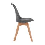 Casa si Gradina - Mobilier - Scaune si fotolii - Scaune - Scaun, gri/fag, BALI 2 NEW - Infinity.ro