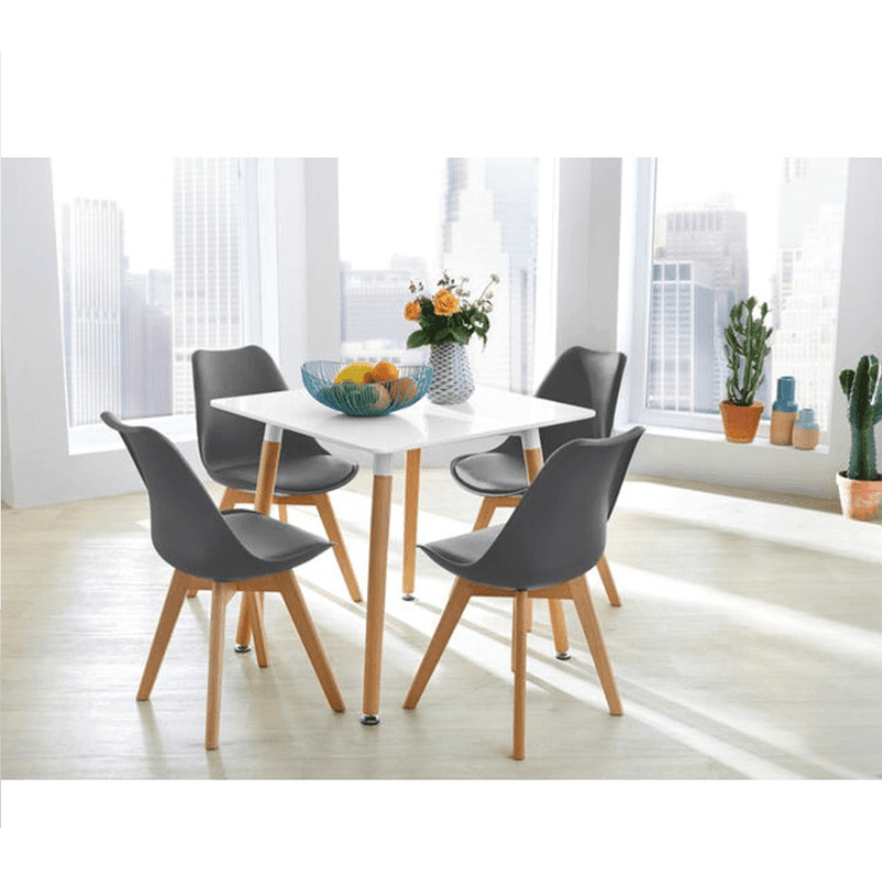 Casa si Gradina - Mobilier - Scaune si fotolii - Scaune - Scaun, gri/fag, BALI 2 NEW - Infinity.ro