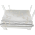 Casa si Gradina - Mobilier - Comode si corpuri - Masute de toaleta - Masuta de toaleta cu taburet, alb/argintiu, LINET NEW - Infinity.ro