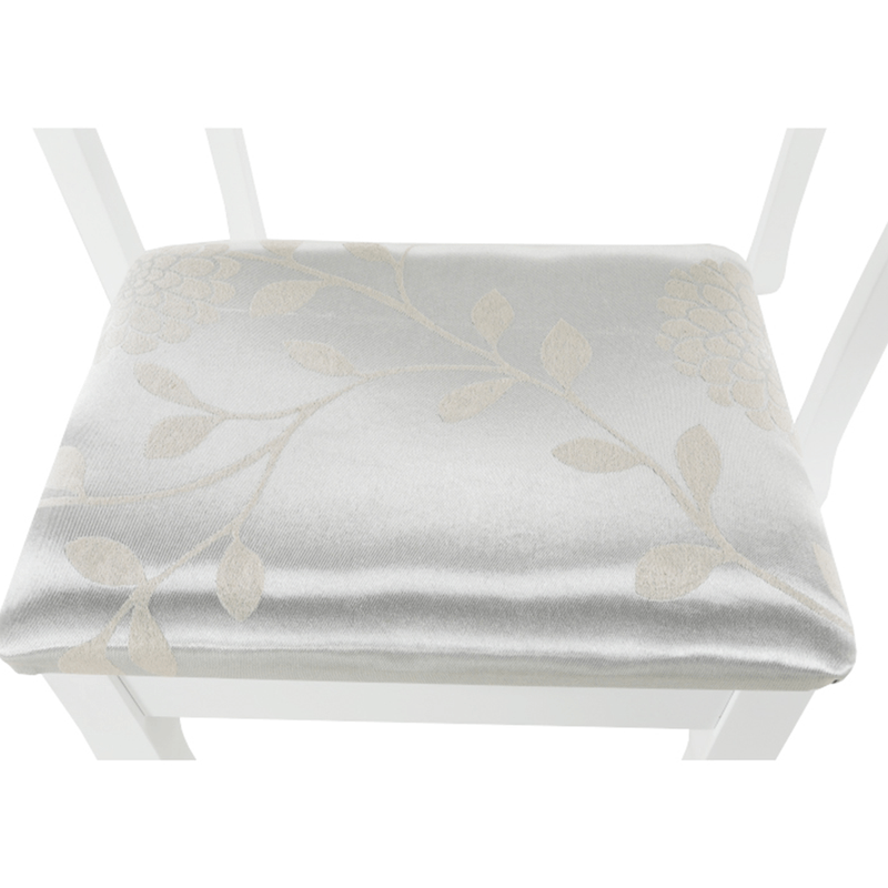 Casa si Gradina - Mobilier - Comode si corpuri - Masute de toaleta - Masuta de toaleta cu taburet, alb/argintiu, LINET NEW - Infinity.ro