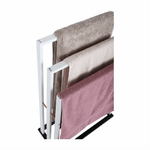 Casa si Gradina - Sanitare - Suporturi si accesorii baie - Suporturi baie - Suport pt. prosoape, alb/negru, KOMO NEW - Infinity.ro