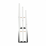 Casa si Gradina - Sanitare - Suporturi si accesorii baie - Suporturi baie - Suport pt. prosoape, alb/negru, KOMO NEW - Infinity.ro