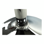 Casa si Gradina - Mobilier - Scaune si fotolii - Scaune - Scaun de bar, piele ecologica alb/crom LARIA NEW - Infinity.ro