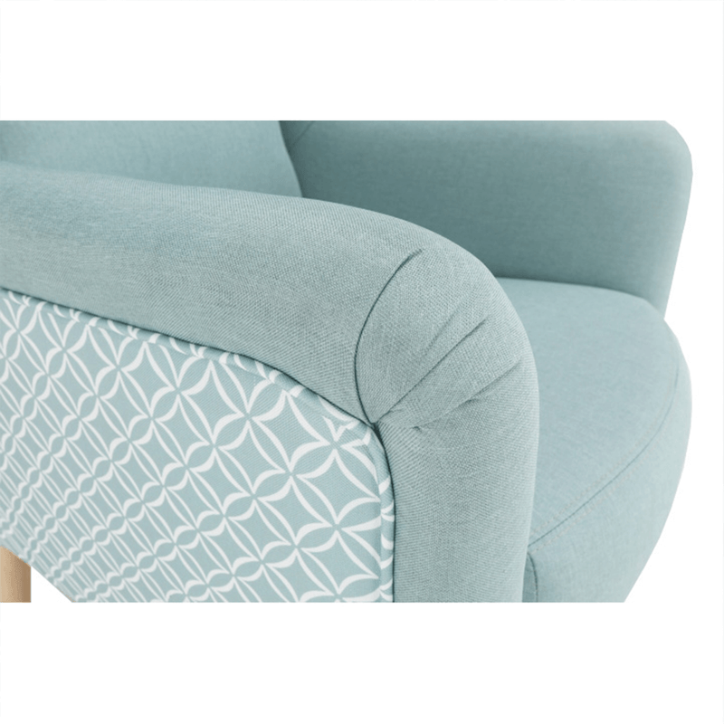 Casa si Gradina - Mobilier - Scaune si fotolii - Scaune - Scaun de design, tesatura mentol/model, BELEK - Infinity.ro