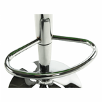 Casa si Gradina - Mobilier - Scaune si fotolii - Scaune - Scaun de bar, piele eco neagra/crom, LARIA NEW - Infinity.ro