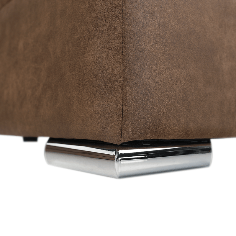 Casa si Gradina - Mobilier - Canapele si coltare - Coltare - Coltar, material maro/violet deschis, stanga, LANZA - Infinity.ro