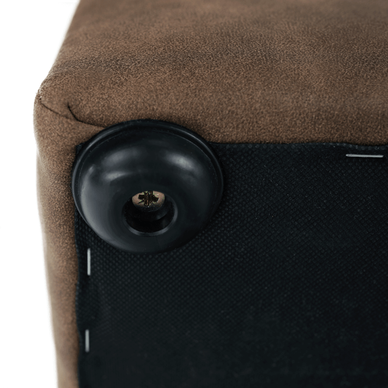 Casa si Gradina - Mobilier - Canapele si coltare - Coltare - Coltar, material maro/violet deschis, stanga, LANZA - Infinity.ro