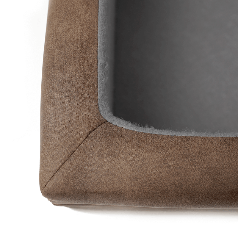 Casa si Gradina - Mobilier - Canapele si coltare - Coltare - Coltar, material maro/violet deschis, stanga, LANZA - Infinity.ro