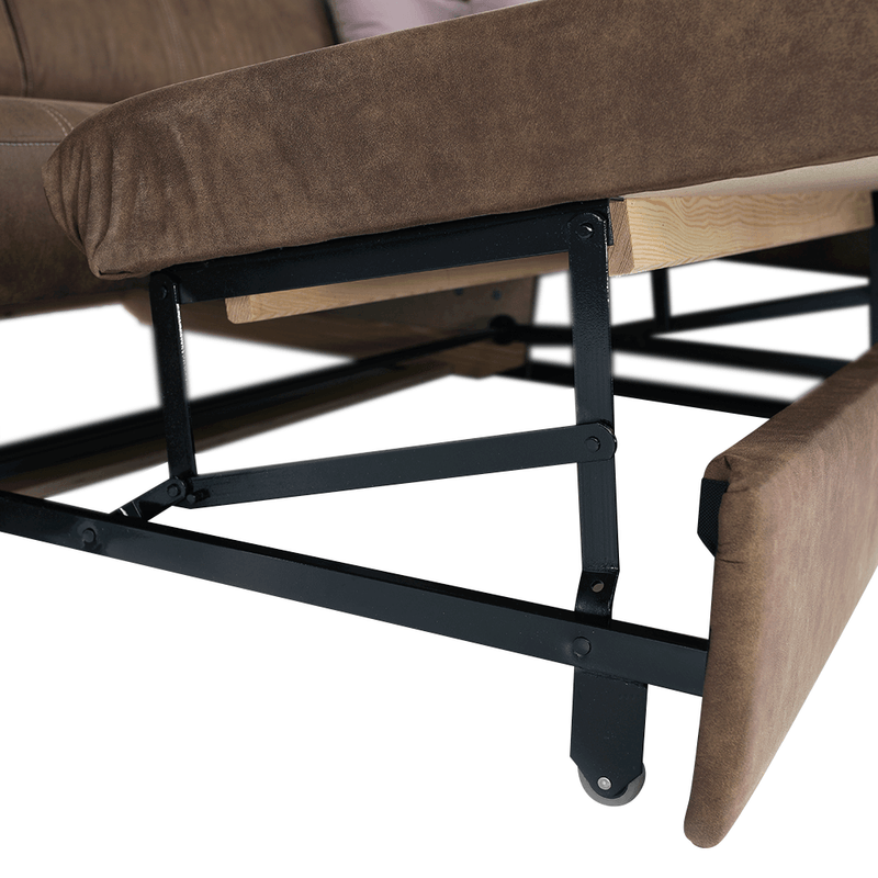 Casa si Gradina - Mobilier - Canapele si coltare - Coltare - coltar, material maro/violet deschis, dreapta, LANZA - Infinity.ro