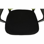 Casa si Gradina - Mobilier - Scaune si fotolii - Scaune - Scaun de birou, plasa verde/tesatura neagra, APOLO - Infinity.ro