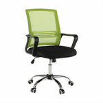 Casa si Gradina - Mobilier - Scaune si fotolii - Scaune - Scaun de birou, plasa verde/tesatura neagra, APOLO - Infinity.ro