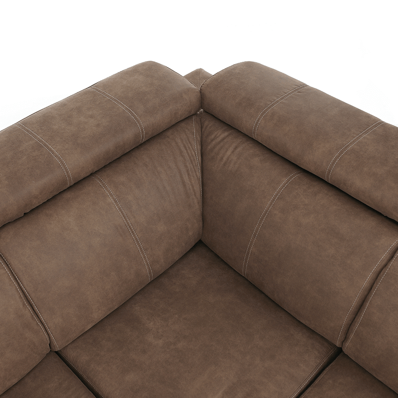 Casa si Gradina - Mobilier - Canapele si coltare - Coltare - coltar, material maro/violet deschis, dreapta, LANZA - Infinity.ro