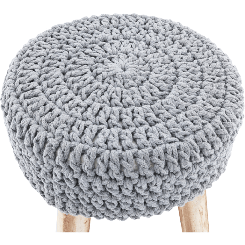 Casa si Gradina - Mobilier - Scaune si fotolii - Tabureti - Taburet, lana gri, NAIDA - Infinity.ro