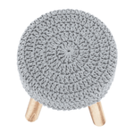 Casa si Gradina - Mobilier - Scaune si fotolii - Tabureti - Taburet, lana gri, NAIDA - Infinity.ro