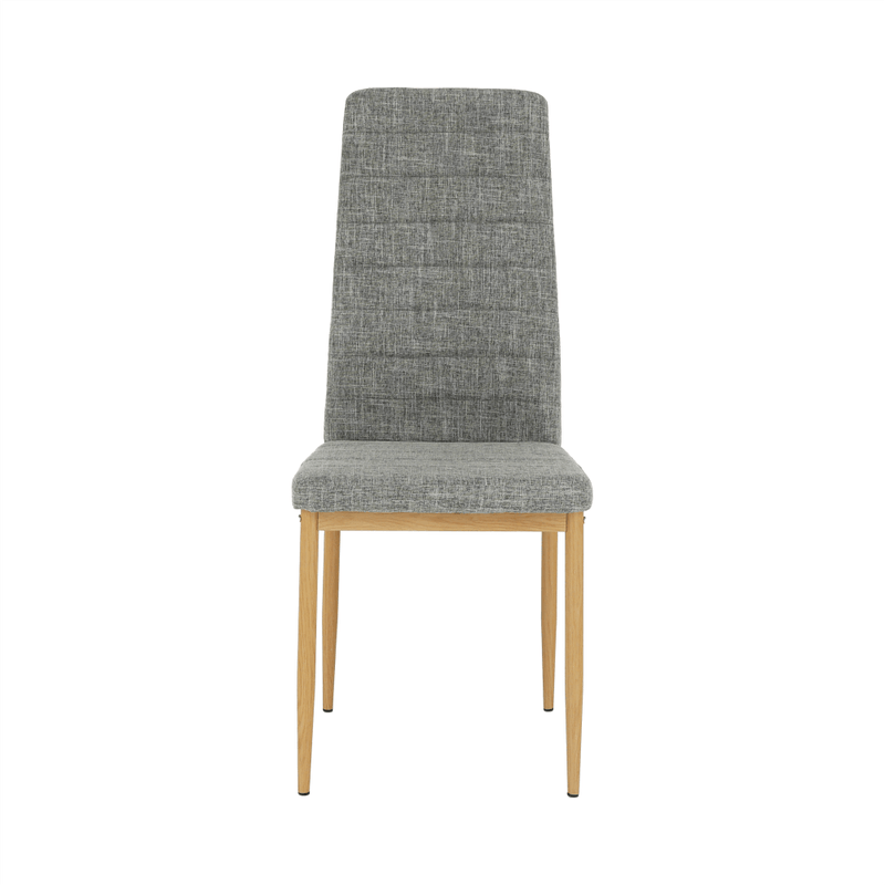 Casa si Gradina - Mobilier - Scaune si fotolii - Scaune - Scaun, material textil gri deschis/cadru metalic fag, COLETA NOVA - Infinity.ro