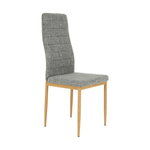 Casa si Gradina - Mobilier - Scaune si fotolii - Scaune - Scaun, material textil gri deschis/cadru metalic fag, COLETA NOVA - Infinity.ro