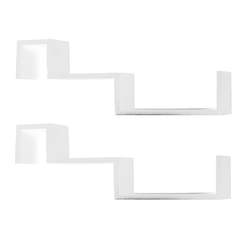 Casa si Gradina - Mobilier - Biblioteci si rafturi - Rafturi - Set 2 polite, alb, FRI NEW - Infinity.ro