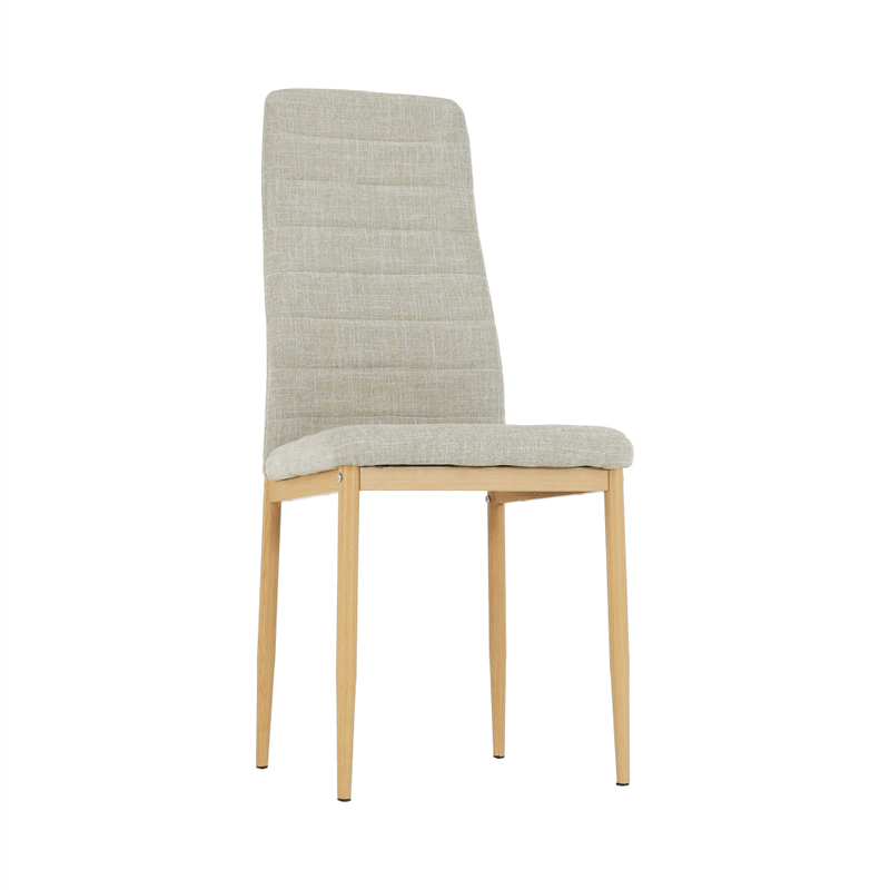 Casa si Gradina - Mobilier - Scaune si fotolii - Scaune - Scaun, material textil bej/cadru metalic fag, COLETA NOVA - Infinity.ro