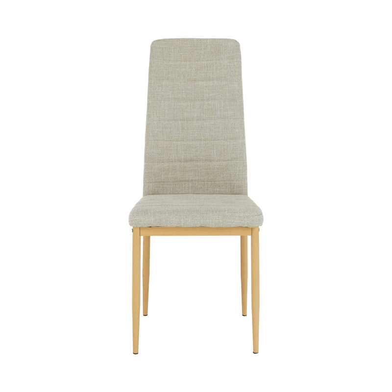 Casa si Gradina - Mobilier - Scaune si fotolii - Scaune - Scaun, material textil bej/cadru metalic fag, COLETA NOVA - Infinity.ro