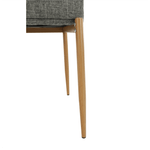 Casa si Gradina - Mobilier - Scaune si fotolii - Scaune - Scaun, material textil gri deschis/cadru metalic fag, COLETA NOVA - Infinity.ro